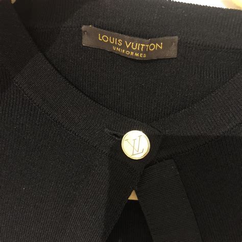 louis vuitton uniformes cardigan|louis vuitton employee uniform.